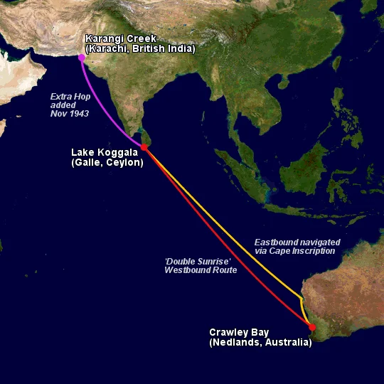 Red route is The Double Sunrise